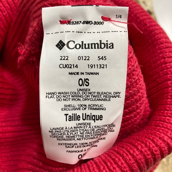 🔥NWT Columbia Whirliebird Rapture Rose Cuffed Beanie - Picture 4 of 4